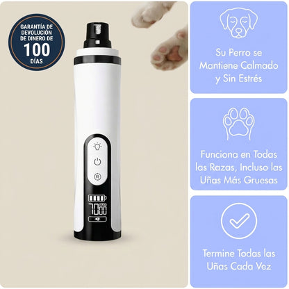 Limador De Uñas Silencioso Para Mascotas