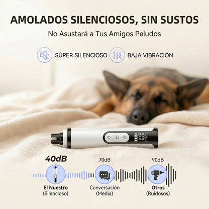 Limador De Uñas Silencioso Para Mascotas