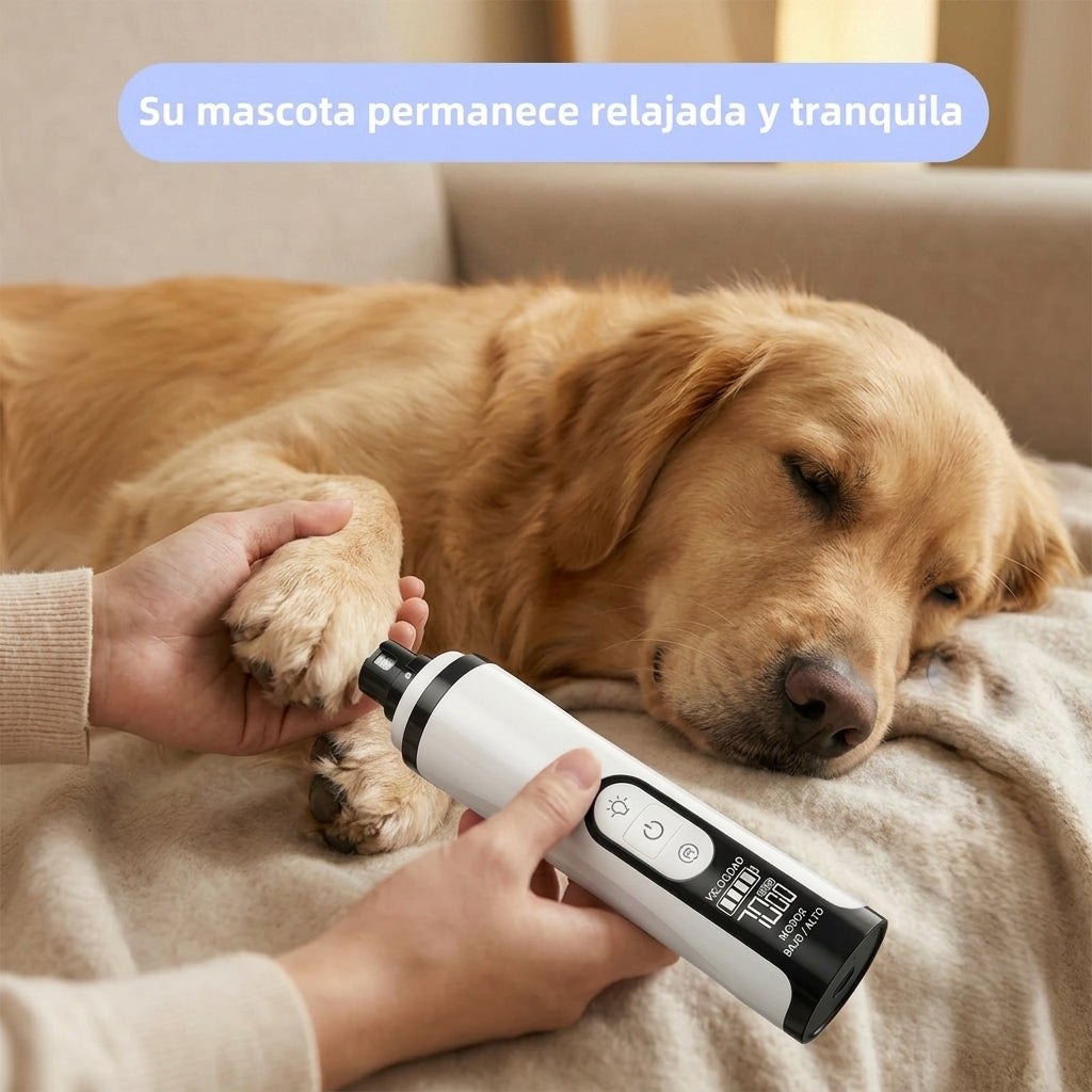 Limador De Uñas Silencioso Para Mascotas