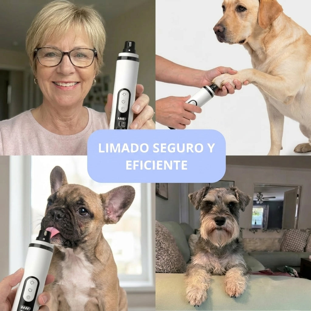 Limador De Uñas Silencioso Para Mascotas