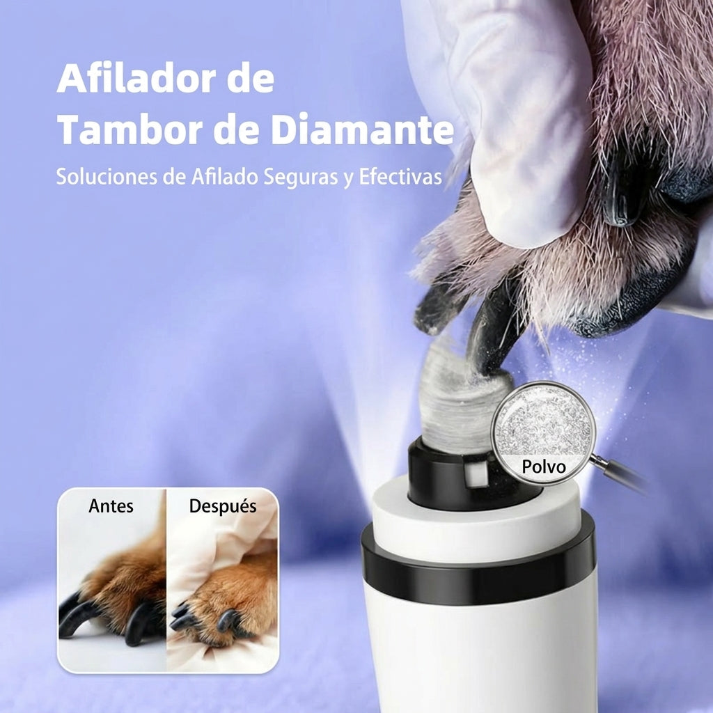 Limador De Uñas Silencioso Para Mascotas